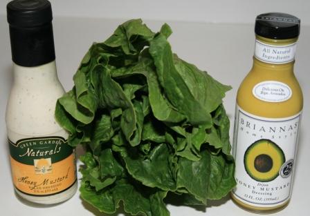 honeymustard Green Garden & Brianna's Honey Mustard Dressings.
